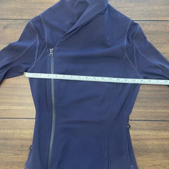 Lululemon Women's Bhakti Yoga Jacket size 4 grey tone, charcoal - Picture 5 of 9